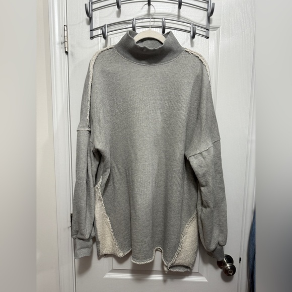 We The Free Sweaters - Free People We The Free Wonderful Pullover Grey Heather L slouchy boho sweater